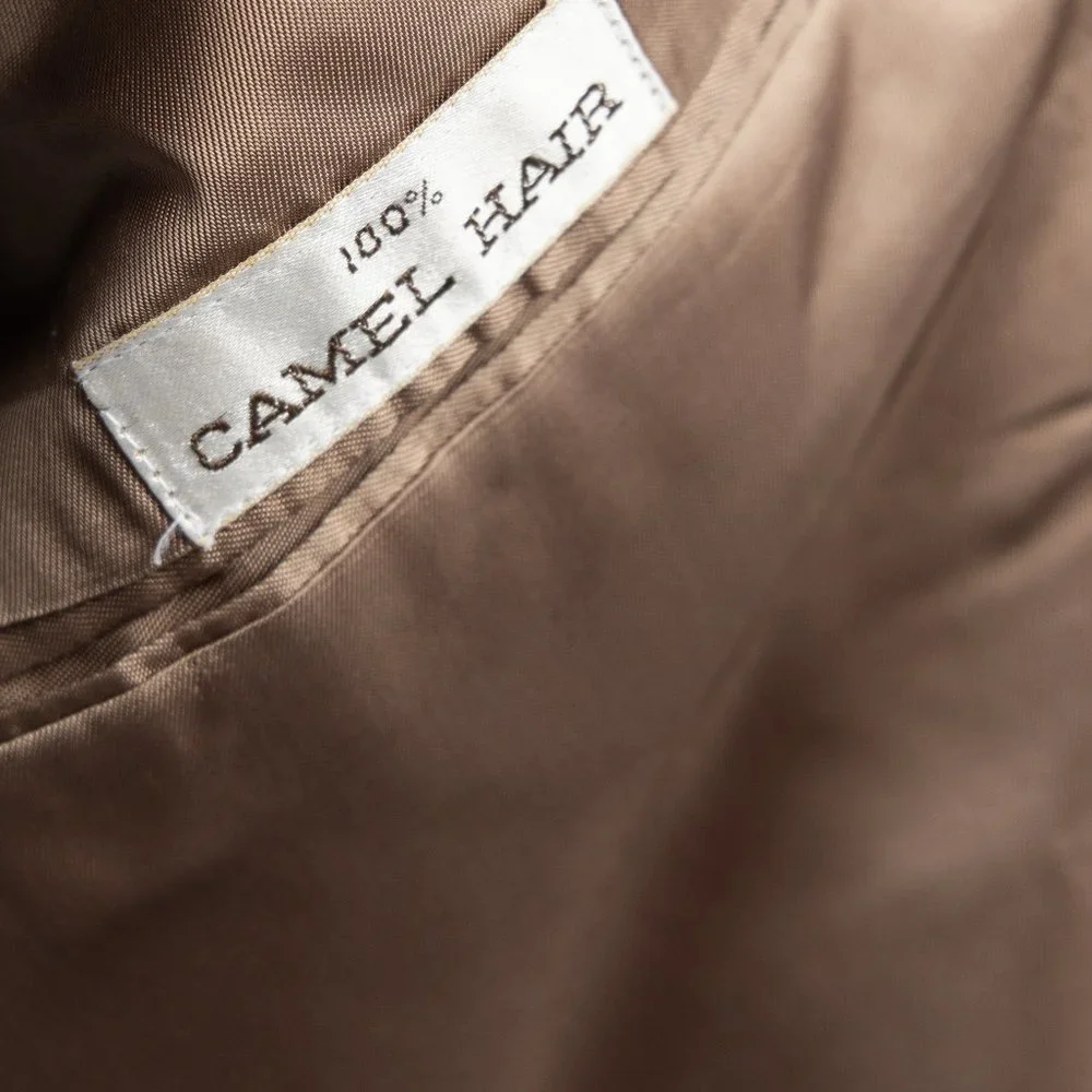 Custom Camel Hair Blazer Jacket by Spauldings Oak Park - Picture 3 of 4